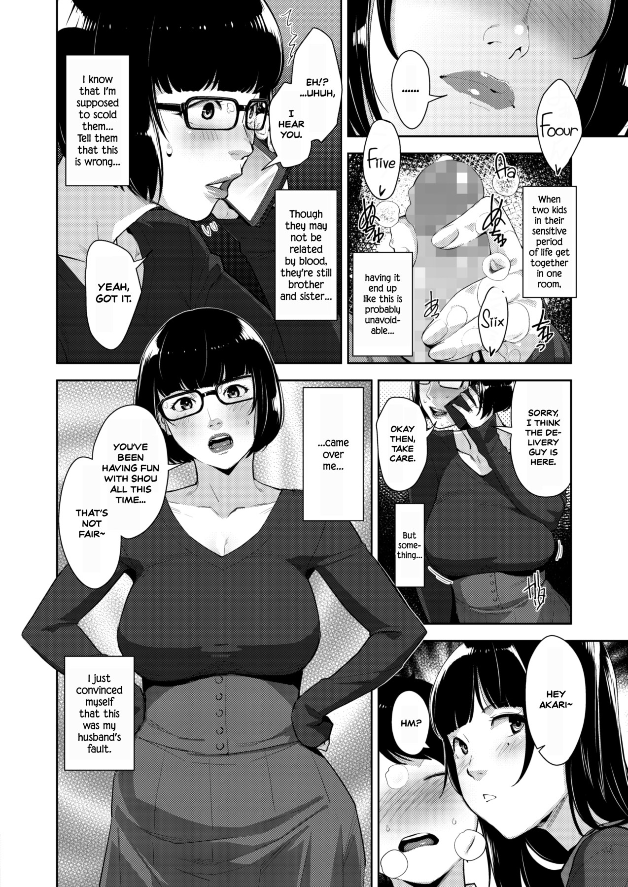 Hentai Manga Comic-Mama and Sister-Read-2
